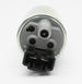 Walbro 350lph high pressure fuel pump with 11mm inlet and 180-degree outlet, designed for high-performance fuel systems.