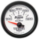 AutoMeter Phantom II 52.4mm water temperature gauge showing temperature range from 100 to 250°F with a black dial.