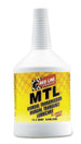 Red Line MTL 75W80 GL-4 gear oil quart bottle, ideal for manual transmissions and gearboxes, with red and white labeling.