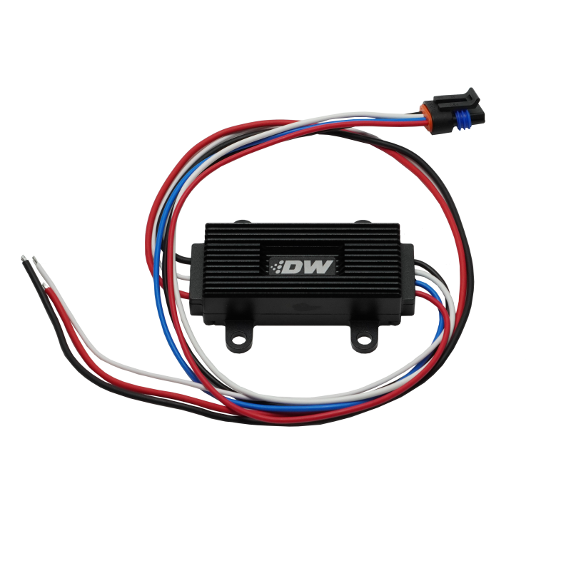 DeatschWerks Brushless Dual Speed 640iL Fuel Pump Controller for high-performance fuel pumps, shown in the image.