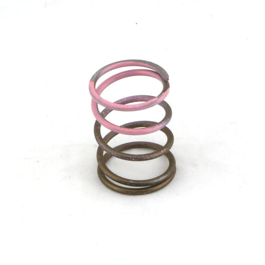Turbosmart WG38/40 wastegate spring with pink middle spring, set at 7psi, designed for turbochargers and performance vehicles.