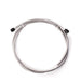 Stainless steel braided line in black with 4AN fittings for Snow Performance injection pump components.