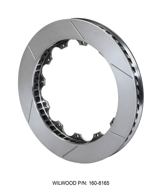 Wilwood GT48 SPC-37-RH 13.06-inch 2-piece brake rotor with 12 on 8.75-inch bolt pattern, featuring vented design for high performance.