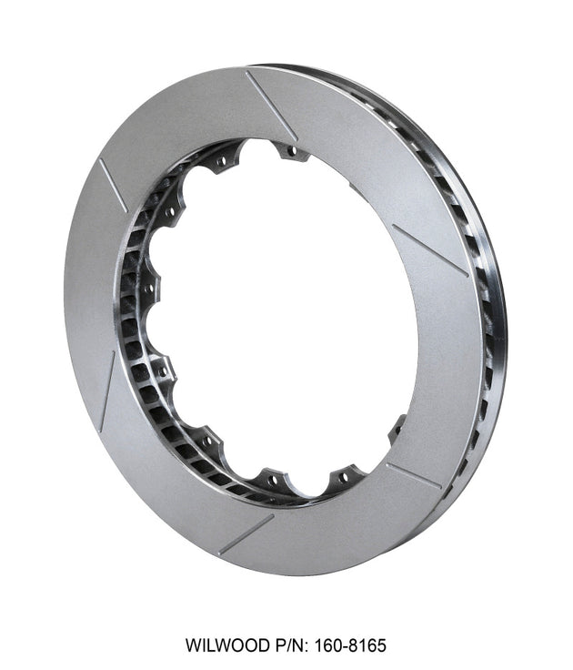 Wilwood GT48 SPC-37-RH 13.06-inch 2-piece brake rotor with 12 on 8.75-inch bolt pattern, featuring vented design for high performance.