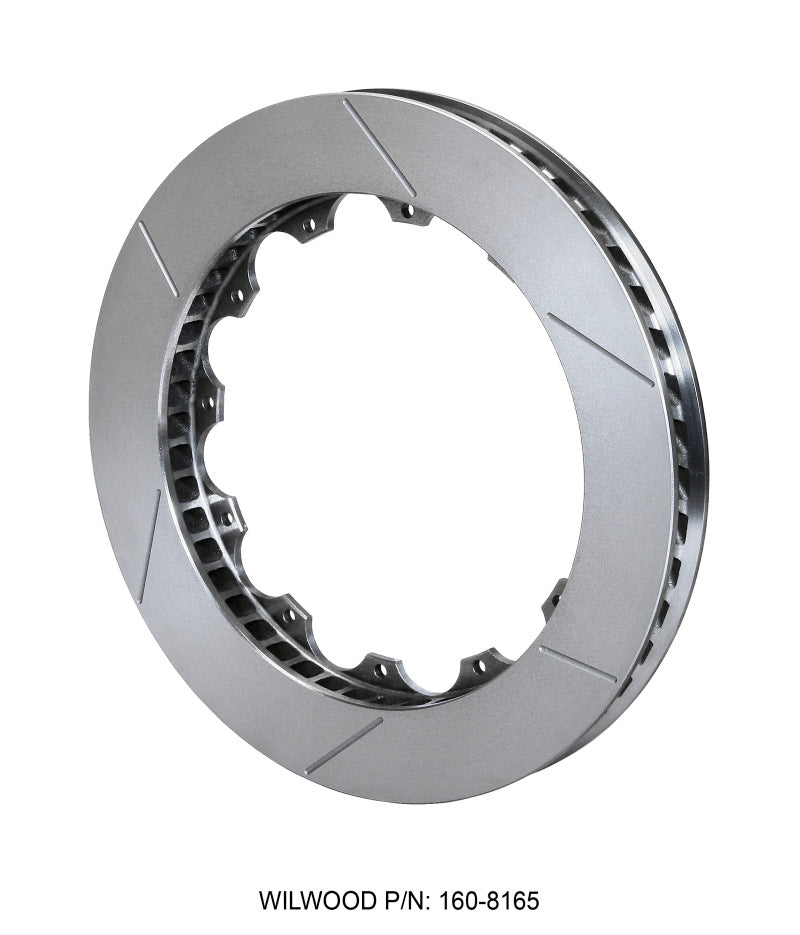 Wilwood GT48 SPC-37-RH 13.06-inch 2-piece brake rotor with 12 on 8.75-inch bolt pattern, featuring vented design for high performance.