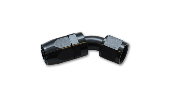 Vibrant -6AN 45-degree elbow hose end fitting for high-performance automotive fluid connections.
