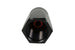 Aeromotive in-line full flow check valve with -10 AN male inlet and female outlet, designed for reliable fluid control in automotive systems.