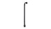 Vibrant 12-inch PTFE hose assembly with 10AN female fittings, straight and 90-degree angles, for high-performance fluid transfer.