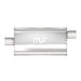 MagnaFlow MAG 409SS muffler with 5x11x22 inch dimensions, stainless steel construction, and 3.5-inch inlet and outlet pipes.