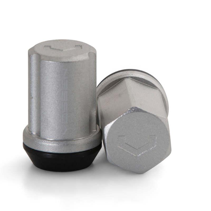 Vossen 35mm silver lug nuts with 14x1.5 thread, 19mm hex, cone seat, set of 20, for vehicle wheel compatibility.