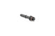Radium Engineering 6AN ORB to .375 inch SAE male fitting showing black anodized finish and precise connector details