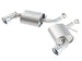 Borla axle back rear exhaust section for 2016 Chevy Camaro 2.0L Turbo, S-Type performance exhaust system.