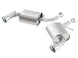 Borla axle back rear exhaust section for 2016 Chevy Camaro 2.0L Turbo, S-Type performance exhaust system.