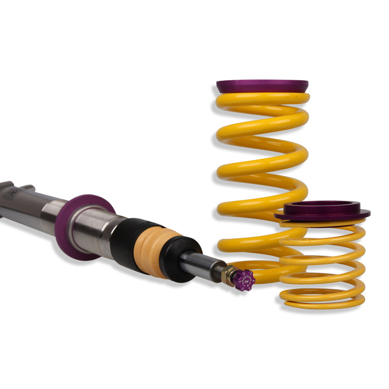 KW Coilover Kit V3 for Cadillac CTS and CTS-V with magnetic ride suspension, featuring adjustable coilovers for enhanced vehicle handling.