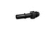 Vibrant EFI adapter fitting with -8AN to 3/8 inch hose barb for push-on fuel injection connections, shown in detailed view.
