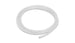 Clear Vibrant polyethylene vacuum tubing, 0.1875 inch OD, 10 feet long, flexible hose for industrial or laboratory use.