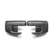 Anderson Composites carbon fiber mirror caps for Ford F-150 2021-2025, showcasing sleek, textured carbon fiber surface on vehicle mirrors.