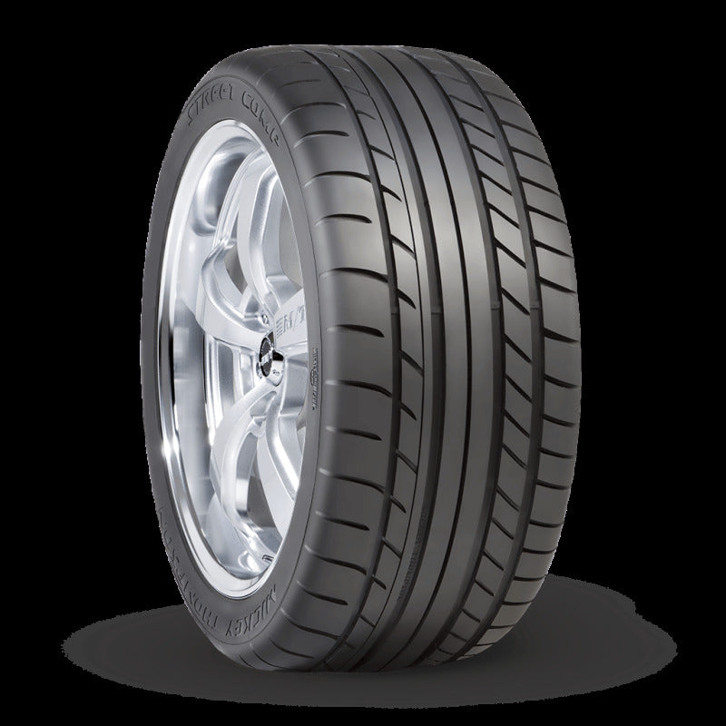 Mickey Thompson Street Comp tire for UTVs, 295/35R18 size with on-road tread pattern and 99Y load rating, side view image