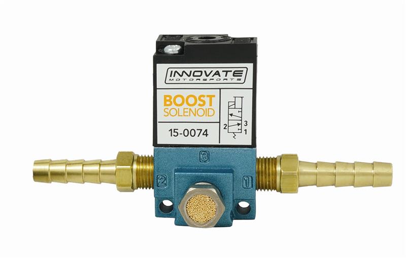 Innovate Motorsports high-resolution MAC solenoid boost controller for precise engine boost management.
