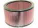 K&N Engineering round replacement air filter, 11-inch diameter, drop-in style, with 9-1/4 inch ID and 6-inch height for vehicle filtration