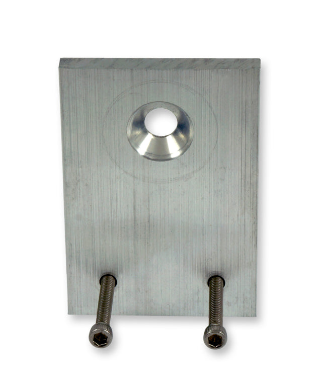 Innovate Motorsports Aluminum MAC Solenoid Bracket with screws, boost controller accessory for automotive performance.