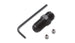 Vibrant -3AN to 1/8in NPT oil restrictor fitting kit showing metal fittings with threaded ends for automotive applications