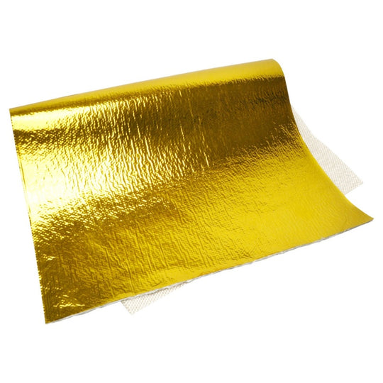 DEI Heat Screen GOLD thermal wrap, 36x40 inches, non-adhesive heat shield with gold reflective surface for high-temperature protection.