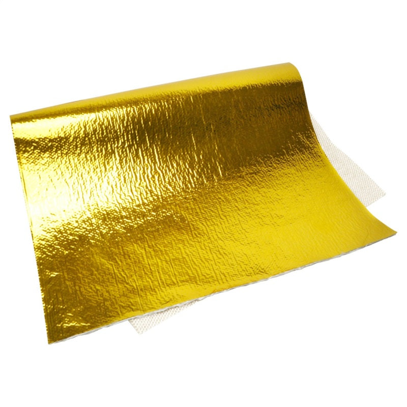 DEI Heat Screen GOLD thermal wrap, 36x40 inches, non-adhesive heat shield with gold reflective surface for high-temperature protection.