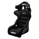 Black Sparco Seat Pro Adv LF race seat for 2020 models, featuring supportive upholstery and racing harness openings.