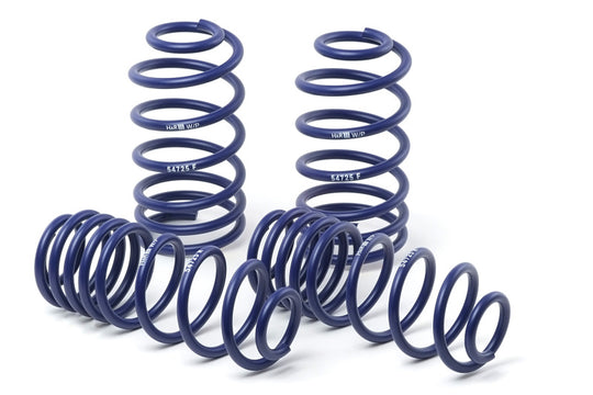 H&R 2025+ Volkswagen I.D. Buzz front and rear sport lowering springs for improved ride and handling.