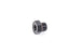 Radium Engineering 6AN ORB to 1/8NPT female fitting, automotive fluid fitting with black anodized finish, close-up image