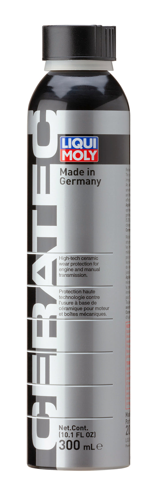 LIQUI MOLY Cera Tec additive bottle, 300mL container, used for engine protection and performance enhancement.