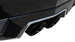Black Corsa Performance axle-back exhaust for 2011-2015 Cadillac CTS Coupe V 6.2L V8, showcasing the sporty design.