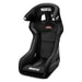 Black Sparco Circuit II race seat with carbon fiber accents, designed for high-performance automotive racing and comfort.