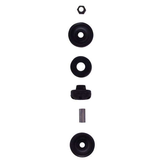 Bilstein B1 suspension hardware kit for shocks and struts, includes mounting components and brackets for vehicle suspension repair.
