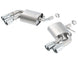 Borla axle back rear exhaust section for 2016 Chevy Camaro V6, featuring polished stainless steel tips and performance design