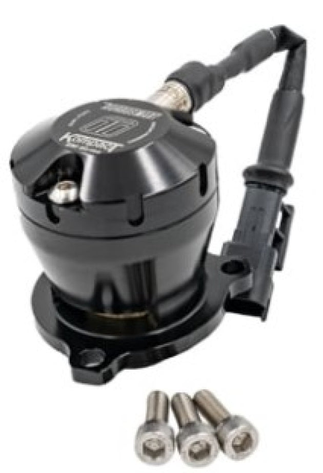 Turbosmart VR15 Dual Port Blow Off Valve installed on a Fiat 500 Abarth and Fiat 124 Abarth, showcasing the compact design.