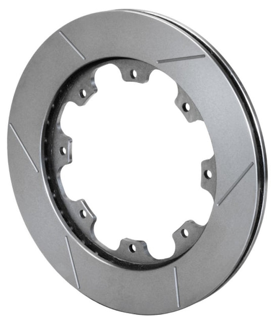 Wilwood GT36 SPC-37 11.75-inch 2-piece brake rotor, right side, with 8 lug on 7.00-inch bolt pattern, showing rotor surface and fins.
