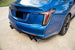 CORSA Performance Corsa 2022-25 Caddy CT5 V Blackwing cat-back exhaust with twin 4.5-inch black carbon fiber tips and dual X-pipe.