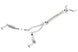 Borla 14-15 Chevy Camaro SS 6.2L V8 catback exhaust with single split rear exit S-Type design, showcasing the polished stainless steel pipes.