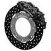 Wilwood 17-21 Can-Am X3RS black 6-piston front brake kit with drilled rotors and 11.25-inch performance brake components.