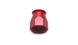 Vibrant -8AN hose end socket for PTFE hoses, red fitting with threaded connection for high-performance fluid systems.