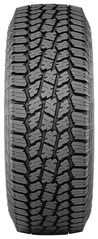 Yokohama Geolandar AT4 tire, 215/70R15 98H, off-road UTV tire with rugged tread for on-road and light off-road driving.