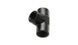 Vibrant 1/4 inch NPT female pipe tee adapter fitting with three openings for plumbing connections.