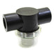 Snow Performance 50 Mesh Water Filter for water methanol injection systems, showing a compact metal filter with mesh screen.