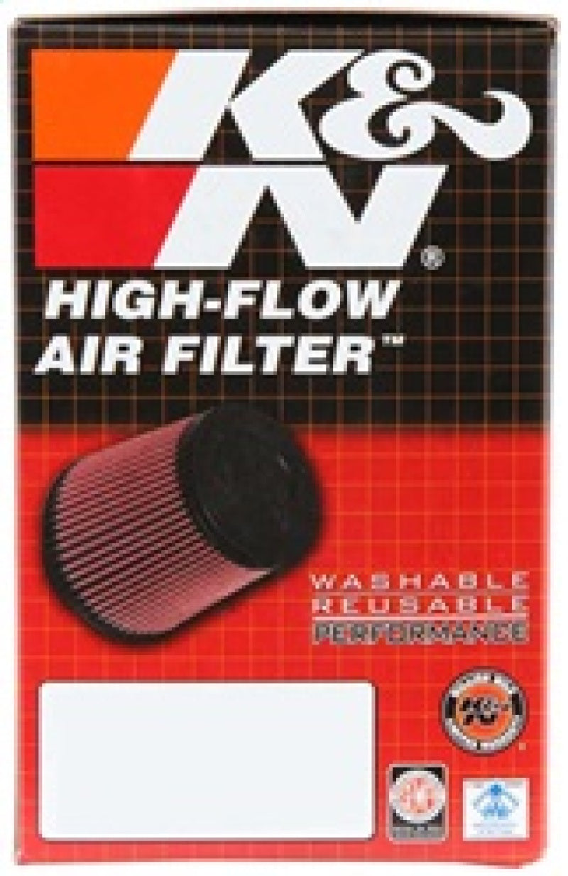 K&N Engineering rectangular drop-in air filter with 6.75-inch length, 4.5-inch width, and 2.5-inch height for vehicle airflow.