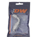 DeatschWerks 6AN female swivel 90-degree hose end fitting with PTFE liner and olive insert, automotive fuel fitting.