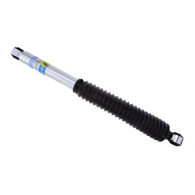 Bilstein 5100 Series rear 46mm monotube shock absorber for 2014 Chevy Silverado 1500 and GMC Sierra 1500 trucks.