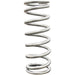 QA1 2.5-inch ID high travel coilover spring, 9 inches long, silver powder-coated, rated 250 lbs/in for suspension use