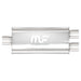 MagnaFlow Mag SS muffler with 18x5x8 inch dimensions and 3x2.5/2.5 inch inlet/outlet pipes for car exhaust systems.